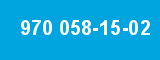 970 058-15-02
